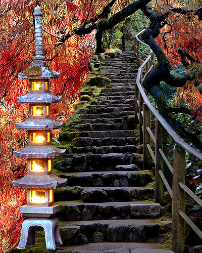 Collage of Portland Japanese Garden