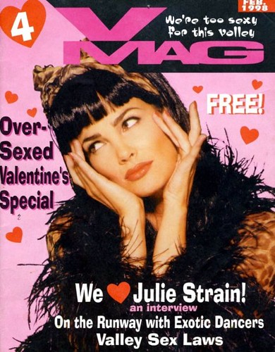 VMag Julie Strain Valentine's Day issue Feb 1998