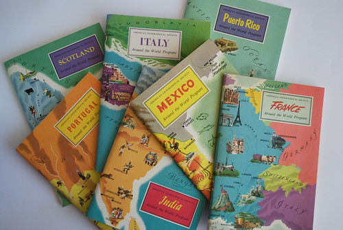 Around the World 1957 Travel Guides