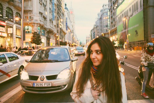 cars and girl
