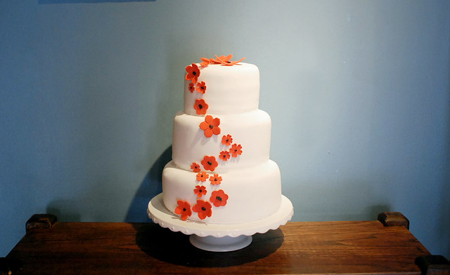 white red and black wedding cake chocolate layers raspberry puree filling