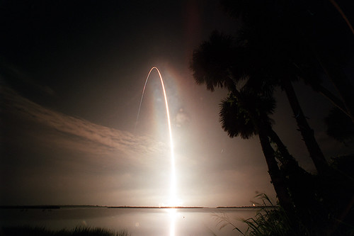 Atlantis Launch Glow