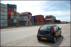 169 - Lyon - My car along the harbour