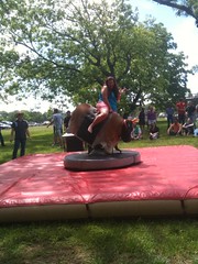Bull Riding competition @bazaarvoice All Hands