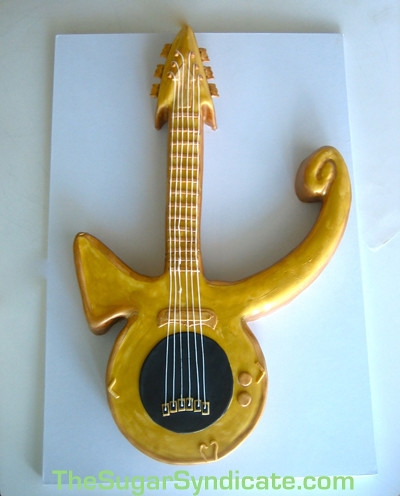 Guitar Cakes on Prince Guitar Cake   Flickr   Photo Sharing