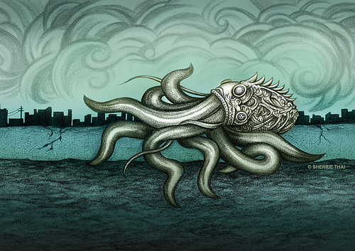 Inevitable Futures: Gasmask on the Octopus