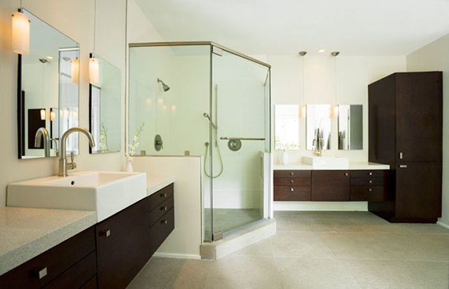 Quartz Bathroom Vanity Countertop in Quartz Reflections