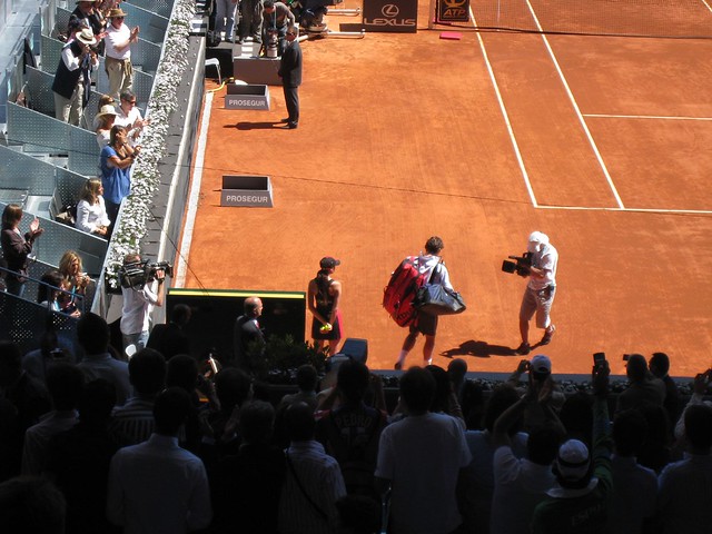 Roger at Madrid Open