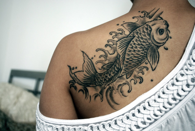Koi Fish Tattoo EXPLORED My sister 39s tat