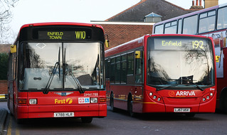 Bus on Routes W10 and 192