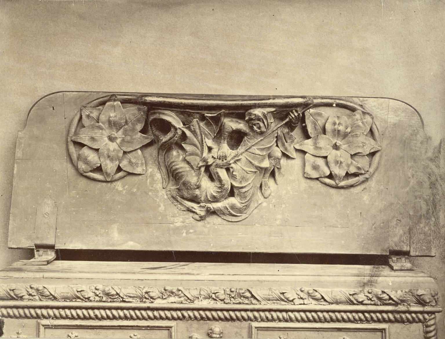 Misericord in Choir, Wells Cathedral
