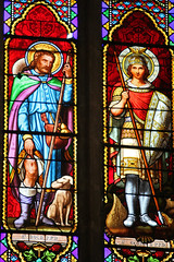 vitraux de l'église de La Voute Chillac (43)
