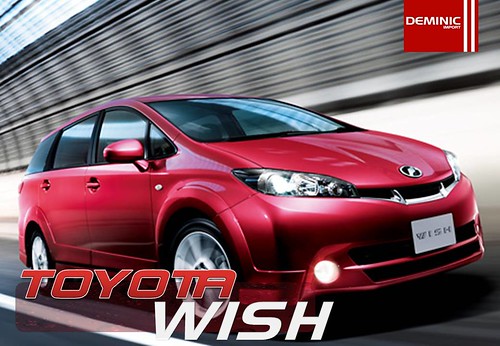 TOYOTA WISH FOR SALE IN SINGAPORE