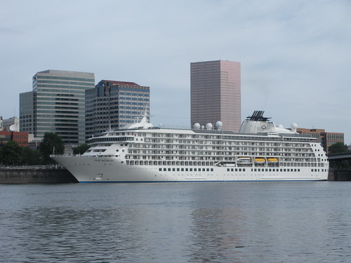 The World Cruise Ship Portland Oregon by orclimber