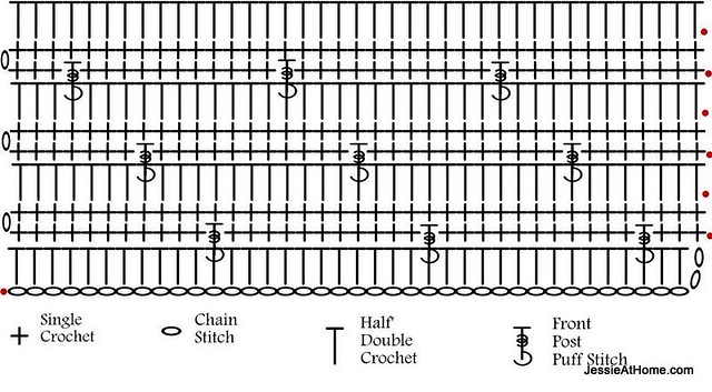 Joseph's-Puff-Stitch-Blanket-Chart