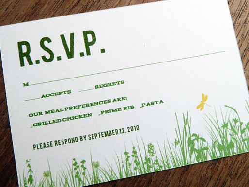 Printable Wedding RSVP Garden Party You can find this complete printable 