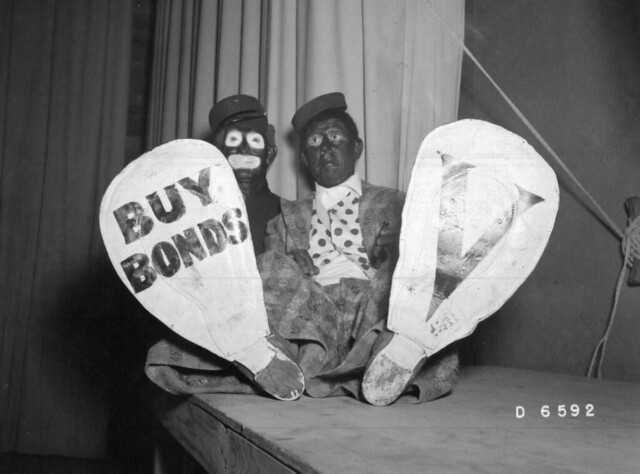 Hanford Black Face "Buy Bonds", WWII Years