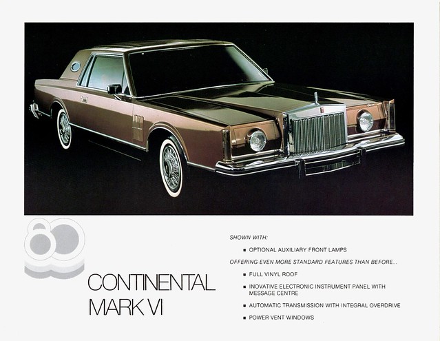 1980 Lincoln Continental Mark VI TwoDoor