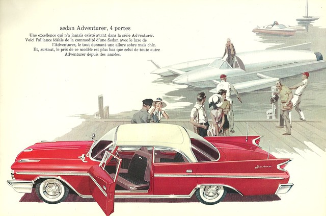 1960 DeSoto Adventurer The modernistic backgrounds in this fifty year old 