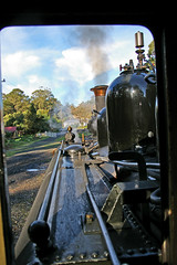 Puffing Billy vintage steamtrains Belgrave, Victoria, australia 2009