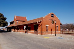 Railroad Station, Atchison, Topeka & Santa Fe Railway-The Santa Fe