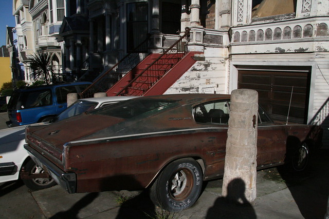 Old Ford Charger on Haight