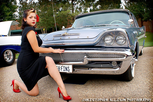 classic cars and girls