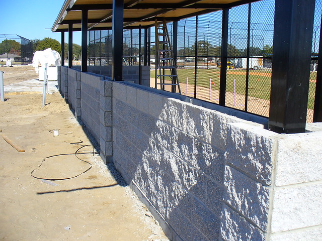 Baseball Dugout Construction