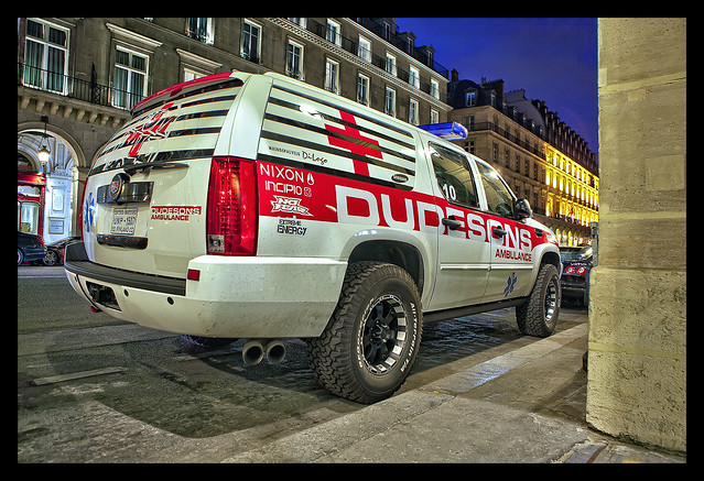 HDR Cadillac Escalade Dudesons' Ambulance Gumball 3000 2011
