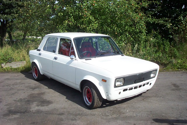 This is a Fiat 128 i converted for a customer it has uno turbo engine
