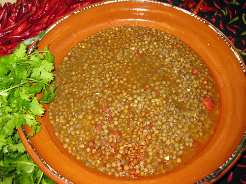 Students across the country will celebrate International School Meals Day with special events, like international food taste testings. Lentils, like those pictured in this lentil stew, are high in protein and eaten in abundance throughout Mediterranean countries and West Asia.