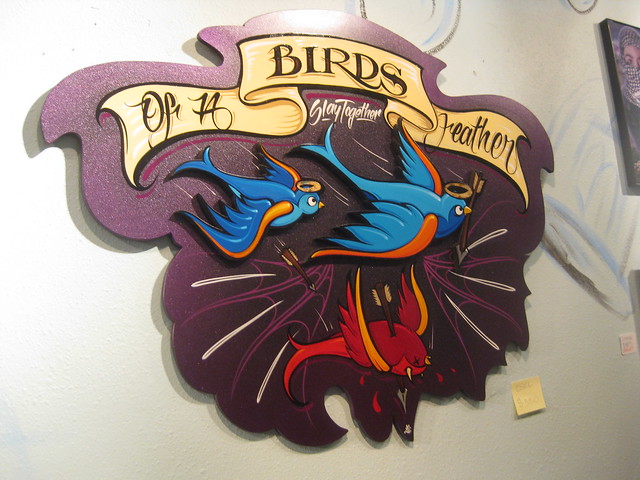 Bird Pinstriping Art