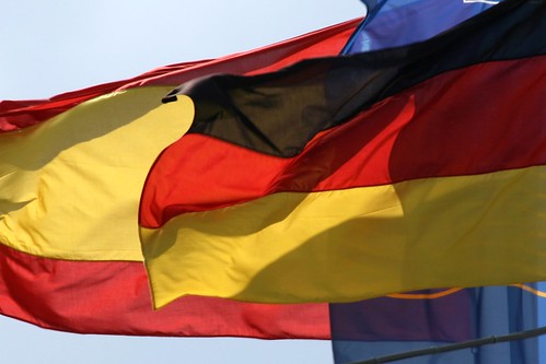 Banderas de España y Alemania