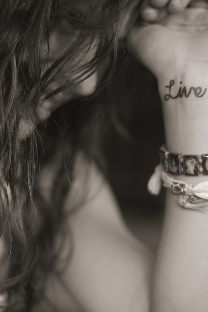 Letter Tattoo Dream as if you'll live forever Live as if you'll die today