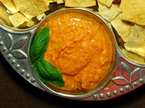 Roasted Red Pepper Hummus 3