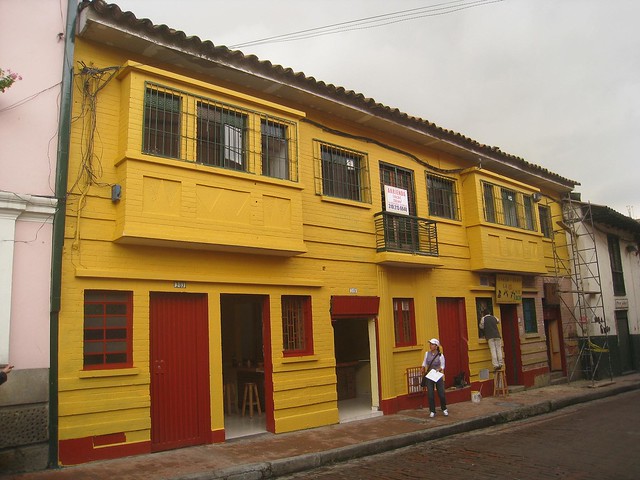 Colorful building in La Candelaria