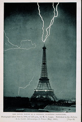Eiffel Tower Lightning Strike Picture on Lightning Strikes The Eiffel Tower  1902