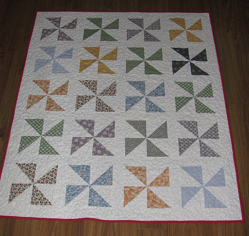 Pinwheel quilt front