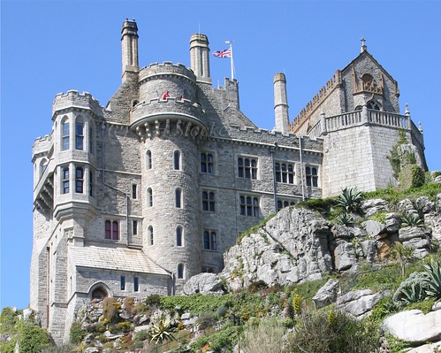 St.Michael's Mount  - Looking from the gardens on the north side by Stocker Images