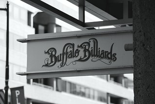 Buffalo Billiards Sign