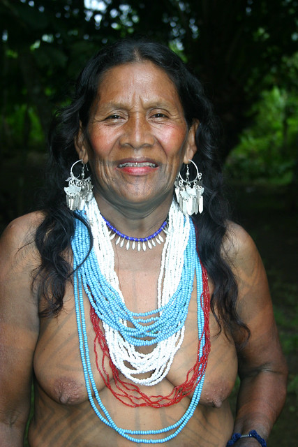 Embera Wounaan Woman In Sambu Panama Flickr Photo