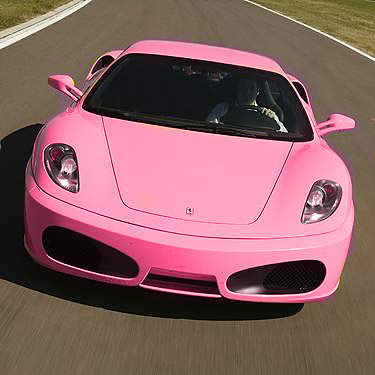 A Pink Ferrari F430 Coupe It is Photoshopped but it is cool
