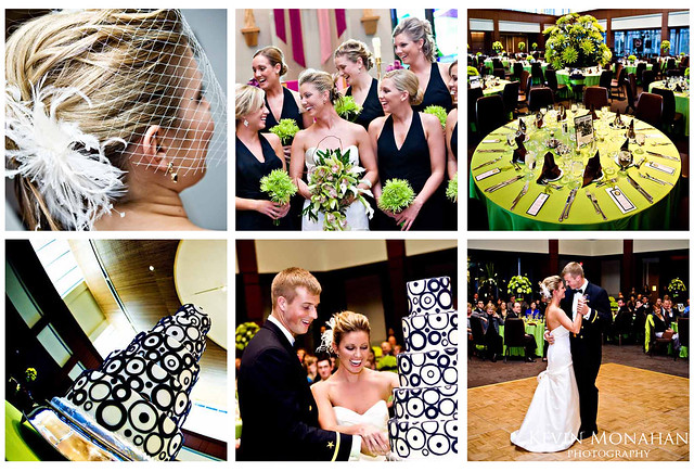 navy and green wedding