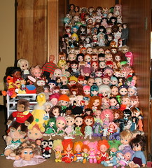 the entire cybermelli doll collection as of 2.14.09 -- enjoy this... it's never happening again. lol.