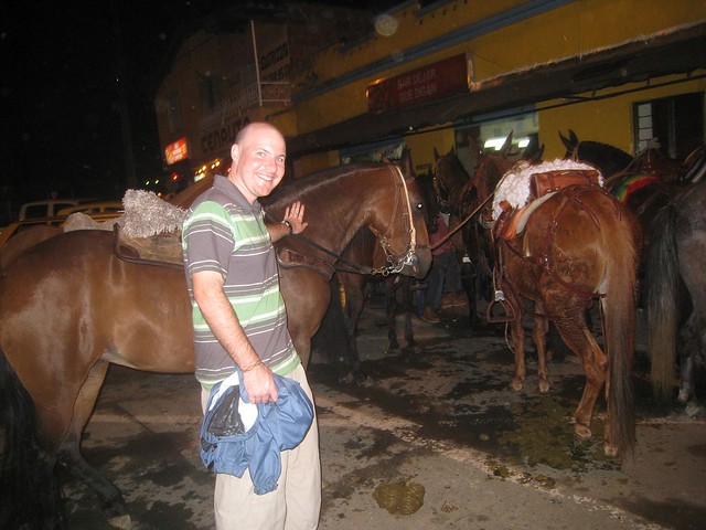 Horses on a Saturday night in Sabaneta