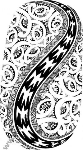 Tattoo Maori Polinesia kirituhi
