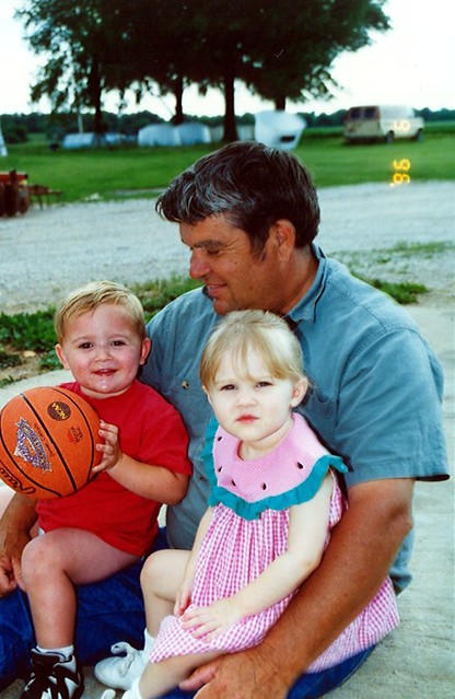 06-1996 Dad with Ashley and Tyler