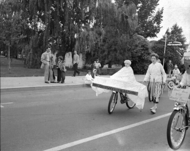 Fire Prevention Parade, Bikes, 1955