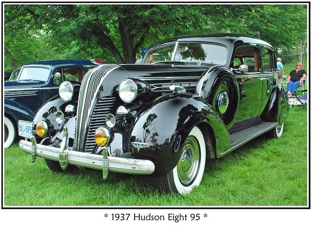 1937 Hudson Eight The 2009 Orphan Car Show at Riverside Park in Ypsilanti 