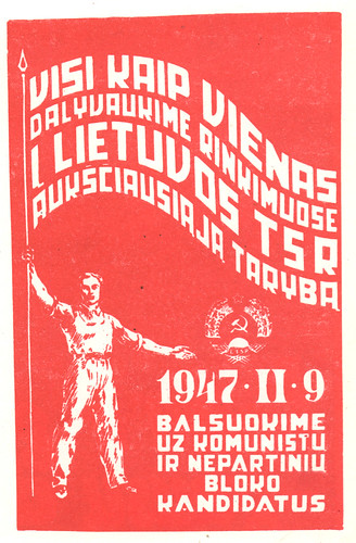 poster soviet time - 1953 by sonobugiardo